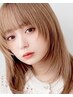 顔回りカット+メテオフルカラー+ケラチン treatment¥13800【髪質改善】