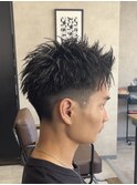 スパイキーショートフェード東区新潟駅