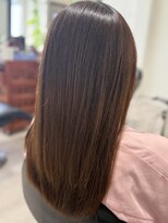 アンブレラ(umbrella)&nbsp;髪質改善カラー3回目でツヤとまとまりUPロング