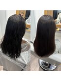 髪質改善ストレート