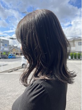 美容室エクストラアーツジャパン(X ARTS JAPAN) 透明感のあるニュアンス暗髪カラー