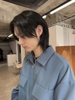 シアー(siar)&nbsp;ウルフカット　メンズボブ　メンズパーマ　マッシュ　マレット