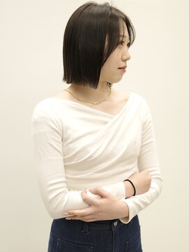 ウィム(wim) 『ぱつっとボブ』外ハネボブ/切りっぱなしボブ