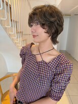 ヘアカロン 熊本下通店(Hair CALON) マッシュウルフ/オリーブベージュ/カット/トリートメント