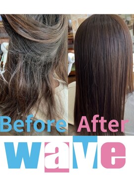 ウェーヴ アズシュガー 浜松佐藤店(wave as sugar) 【髪質改善】酸性ストレート×サブリミックで叶う艶髪ストレート
