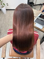 ヘアーサロンライト(hair salon Light) オレンジブラウン【佐世保美容室/秋カラー/透明感カラー】