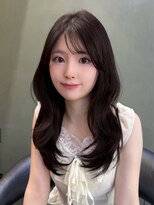 レーヴバイロンド 仙台(Reve by Lond)&nbsp;くびれレイヤー髪質改善韓国ヘアシースルーダークグレージュ仙台