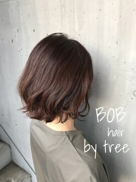 美容室 ツリー(Tree) ノンブローでおさまる大人ボブ 『Tree hairsalon 』本厚木