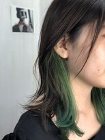 ヘアサロンエム 渋谷店(HAIR SALON M)&nbsp;エメラルドイヤリングカラー！！