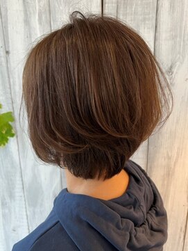 エスハートオブヘアー 植田店(ES Heart of HAIR) 【ES 伊藤】 スプリングスタイル No.38 前下がりウルフショート