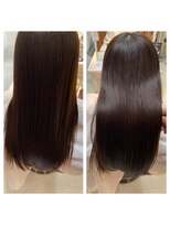 ディスオモテサンドウ 表参道(This OMOTESANDO)&nbsp;美髪縮毛矯正スタイル【店長山本]