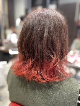 ポリッシュヘアーメイク 金町店(POLISH hair make) 裾カラー