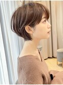 calna by ELMO/ショートボブ/ハンサムショート/丸みショート