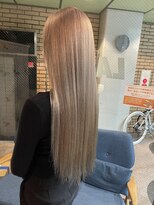 ラフ 難波店(LAFF)&nbsp;#黒髪#ボブルフ#ネビージュ#小顔#ワンレン