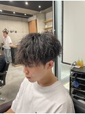 ショートマッシュ　ツイストスパイラル