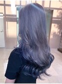 ダブルカラーでつくるブルージュとインナーカラーブルー