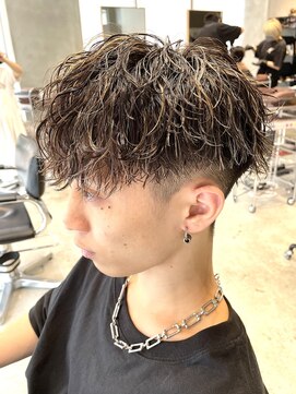 フィフス 名駅(fifth) スペインカールスパイラルパーマツイストパーマメンズマッシュ