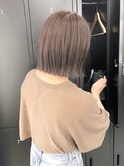 Moana【武蔵小杉】#ショートボブ#切りっぱなしボブ#ベージュ