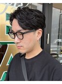 ビジネスマンにおすすめ◎ショート×毛流れパーマ
