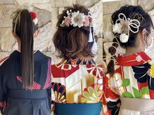 ハイキャリアな着付け師2名在籍☆特別な日のお手伝い☆着付け＆ヘアアレンジ☆【grand age柏】