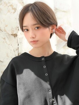 アグ ヘアー レンジ 佐野富岡店(Agu hair rangie) 《Agu hair》透明感カラー×まとまる大人ハンサムショート