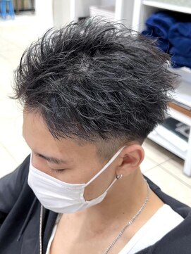 クアトログランシュ ひたちなか店(QUATRO×GranCieux) 無造作リバースショート【ひたちなか/メンズ/カット】