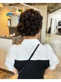 ヘアセット/夏のヘアアレンジ/サイドアップ/浴衣ヘア/AIRI