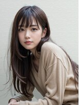 アース 日吉店(HAIR&MAKE EARTH)&nbsp;20代30代40代髪質改善カラーアッシュベージュ艶感ストレート