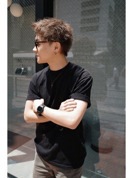 ブラウン バイ イフ 福島(BROWN by if) スパイキーショート/ブリーチスタイル