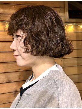 ナループロアオハナ(Nalu pu loa ohana) ボブパーマミニボブパーマフレンチボブパーマワンカールパーマ