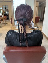 ルシュカイチマルニ(Rasca102)&nbsp;Rasca◇お呼ばれアレンジ　カチモリヘア　タイトアレンジ