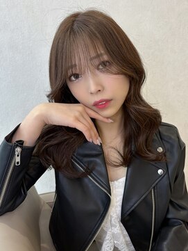 ジーナ 札幌(Zina) 韓国レイヤー/ラベンダーブラウン