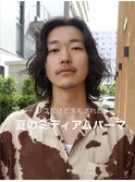 夏のミディアムパーマ