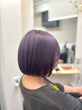 ポール 行徳店 １ブリーチの色落ち綺麗【ラベンダーカラー】