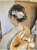 可愛い着物ヘア/和装/成人式/ヘアアレンジ/和泉美佳/荻窪