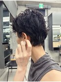 レイヤーカット/ウェーブミディアム[中崎町/梅田駅］