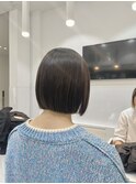 ボブ美髪のススメ外ハネボブブルーブラック