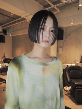 シティ(sity.) 天神 ブリーチなしダブルカラー レイヤーカット 暖色カラー