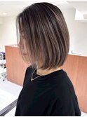 ハイライトバレイヤージュダブルカラーケアブリーチ20代30代