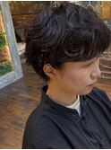 クシャクシャ無造作パーマ