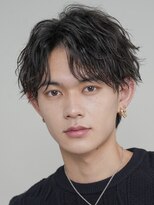 フィフス 原宿(fifth) 原宿ゆるめツイストスパイラルパーマメンズカットセンターパート