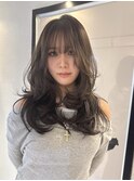 ミディアム/レイヤーカット/ふんわり/ブラウン/20代
