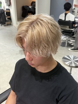 ハイプ(HYPE) フェザーパーマ/センターパート/シャドウパーマ/眉毛