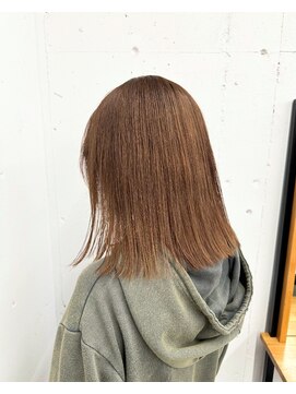 ソーソー(SoSo) ブリーチありミルクティーベージュ2.26似合わせカット