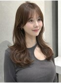 韓国風くびれレイヤー×垢抜けベージュ