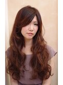 モヘア風カール＆フォアローズベージュＢＹ鈴木みほ