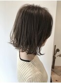arena六本松 外ハネボブ ワンレンボブ ハイライト ベージュ