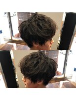 ネイビー(NAVY)&nbsp;お客様スタイル☆リアルパーマで柔らかラフ仕上げ☆