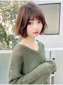 アッシュブラウン/スリークボブ/20代/30代/40代/ショート/小林