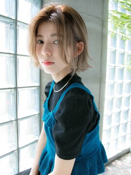 リリアン 表参道(relian) 夏は柔かハイトーンボブ☆